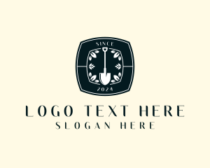 Shovel Garden Landscaping Logo