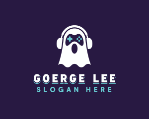 Game - Gaming Controller Ghost logo design