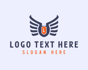 Firm - Medieval Viking Wings logo design