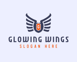 Medieval Viking Wings logo design