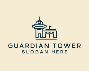 Airport Tower Building logo design