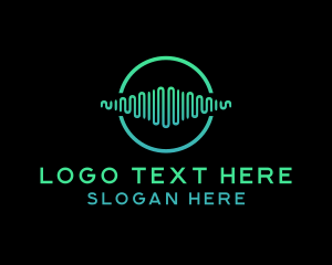 Sound - Music Soundwave Synthesizer logo design