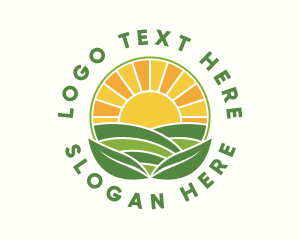 Land - Agriculture Farming Landscape logo design