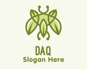 Fly - Green Bug Leaf logo design