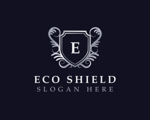 Premium Deluxe Shield logo design