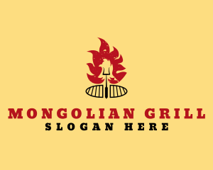 Chicken Barbeque Grill logo design