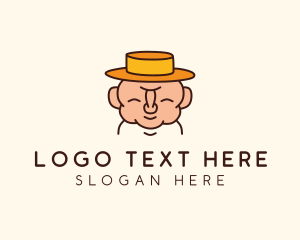 Old - Happy Old Man logo design