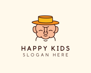 Happy Old Man  logo design