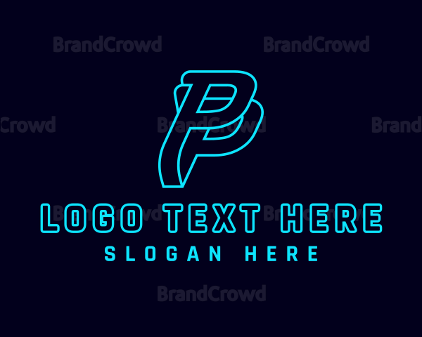 Generic Letter P Brand Logo