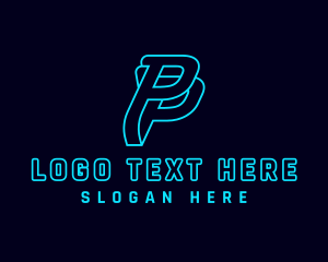 Generic Letter P Brand Logo