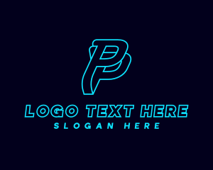 Generic Letter P Brand Logo
