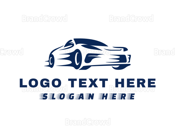 Sports Car Speed Racing Logo