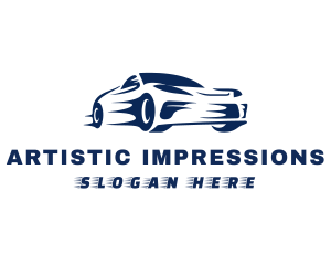 Sports Car Speed Racing logo design