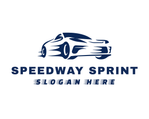 Sports Car Speed Racing logo design
