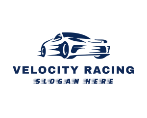 Sports Car Speed Racing logo design