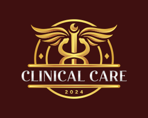 Medical Caduceus Pharmacy logo design