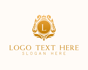 Crown - Premium Luxury Shield Crown logo design