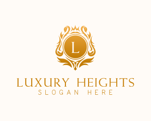 Premium Luxury Shield Crown logo design