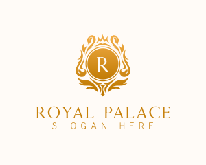 Premium Luxury Shield Crown logo design