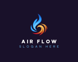 Thermal Heating Cooling logo design