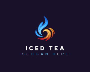 Thermal Heating Cooling logo design