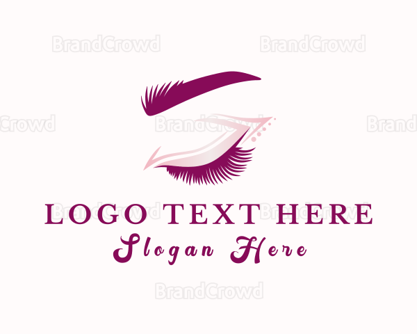 Aesthetic Eyelash Beauty Logo