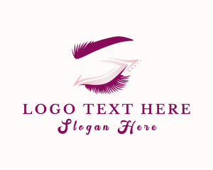 Threading - Aesthetic Eyelash Beauty logo design