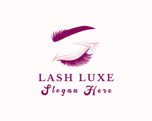 Aesthetic Eyelash Beauty logo design