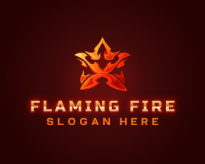 Flaming - Star Flame Gaming logo design