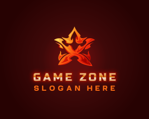 Star Flame Gaming logo design