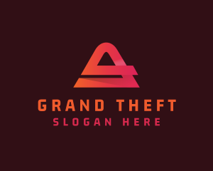 Enterprise - Generic Triangle Startup Letter A logo design