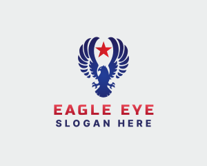 Patriot Eagle Wing logo design