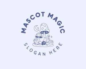 Magical Mushroom Fungus logo design