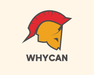Spartan Helmet Mohawk Logo
