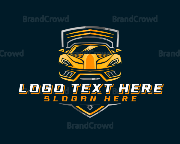 Sports Car Automotive Logo