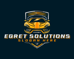 Sports Car Automotive logo design