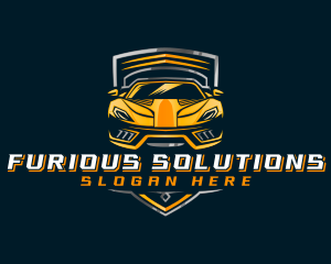 Sports Car Automotive logo design