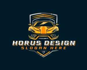 Sports Car Automotive logo design