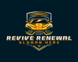 Restoration - Sports Car Automotive logo design
