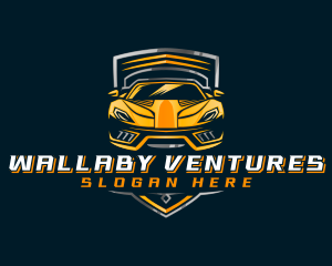 Sports Car Automotive logo design