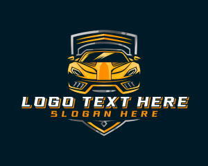 Machine - Sports Car Automotive logo design