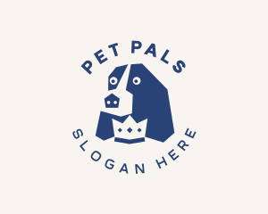 Crown Pet Dog logo design