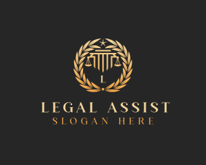 Paralegal - Law Attorney Paralegal logo design