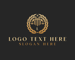 Paralegal - Law Attorney Paralegal logo design