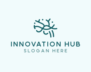 Incubator - Brain Therapy Science logo design