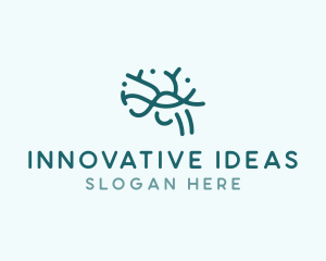 Brain Therapy Science logo design