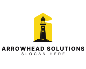 Lighthouse Tower Port logo design