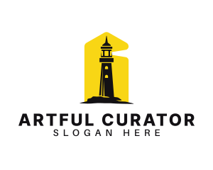 Lighthouse Tower Port logo design