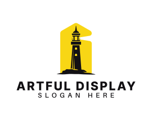 Lighthouse Tower Port logo design