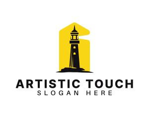 Lighthouse Tower Port logo design